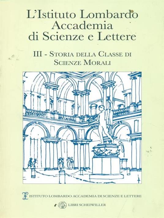L' Istituto Accademia di Scienze e Lettere - copertina