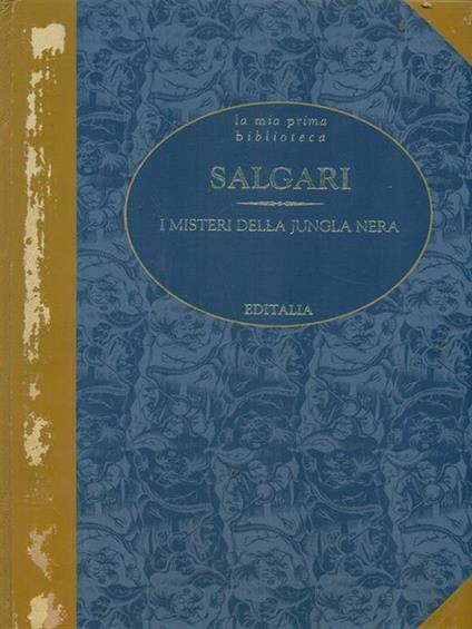 I misteri della jungla nera - Emilio Salgari - copertina