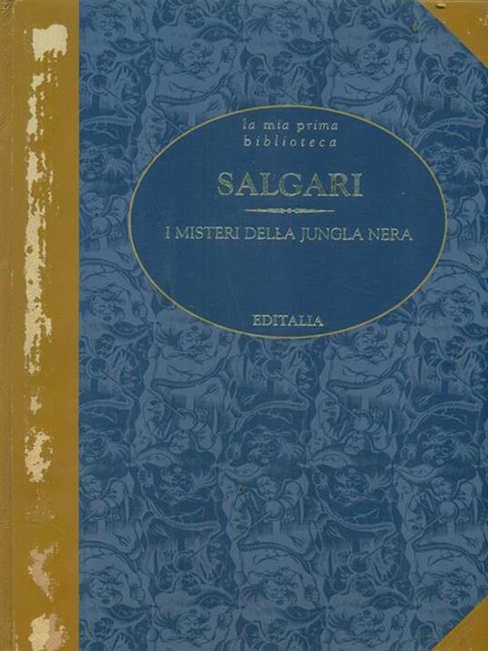 I misteri della jungla nera - Emilio Salgari - copertina