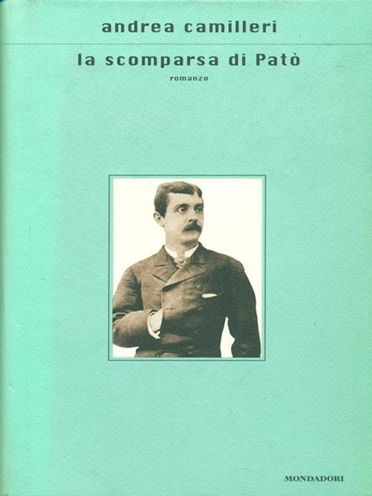 La scomparsa di Patò - Andrea Camilleri - copertina