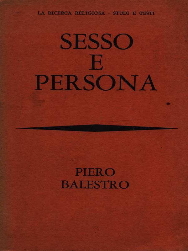 Sesso e persona