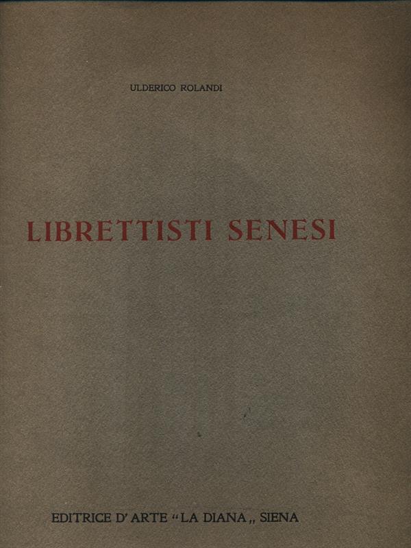 Librettisti senesi