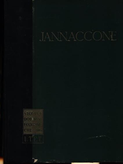 Moneta e lavoro - Pasquale Jannaccone - copertina