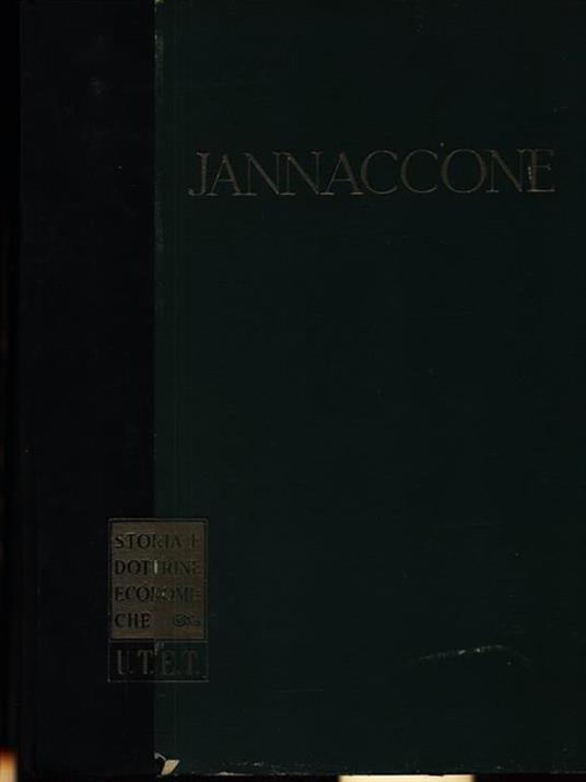 Moneta e lavoro - Pasquale Jannaccone - copertina