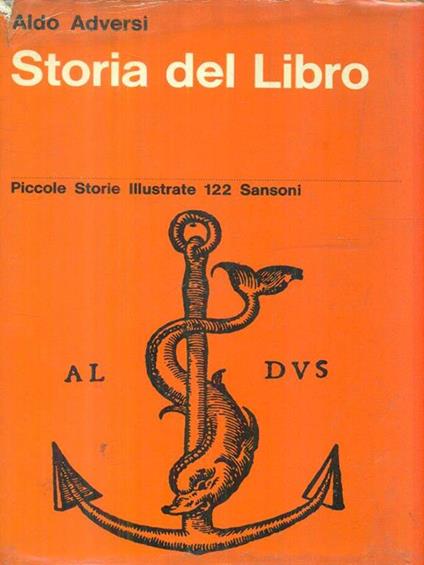 Storia del libro - Aldo Adversi - copertina