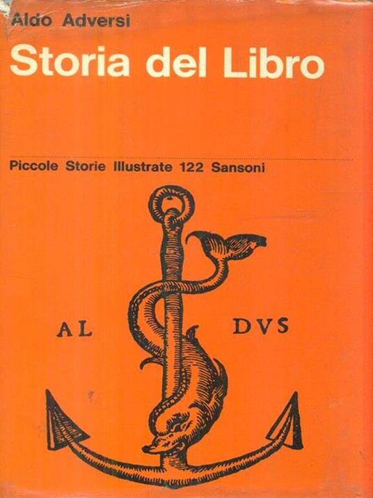 Storia del libro - Aldo Adversi - copertina