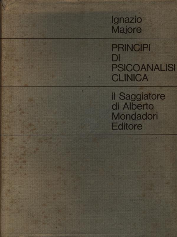Principi di psicoanalisi clinica