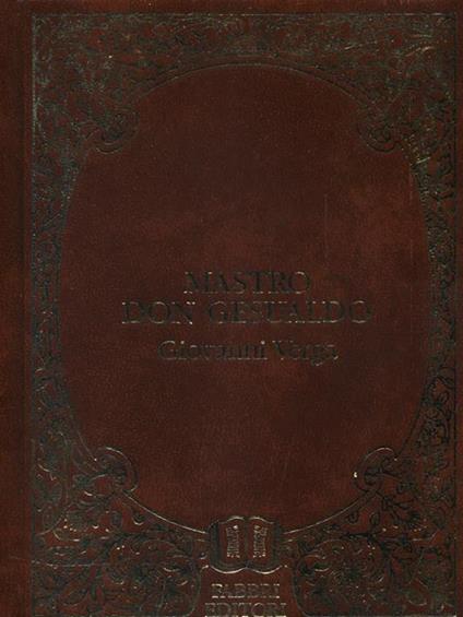 Mastro don Gesualdo - Giovanni Verga - copertina