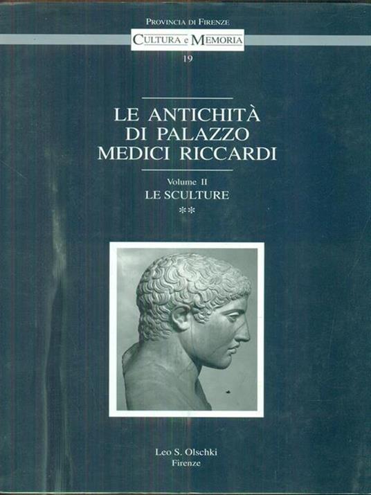 Le antichità di palazzo Medici Riccardi - Vincenzo Saladino - copertina
