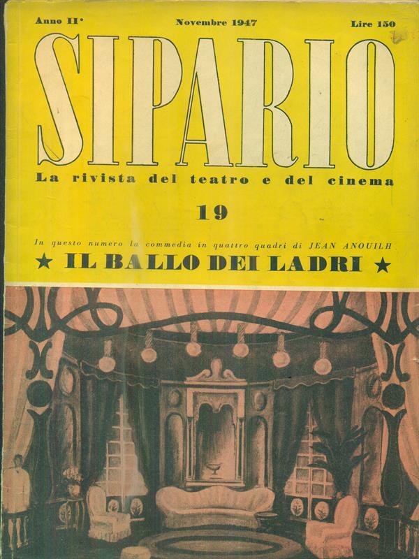 Sipario. 19/ Novembre 1947