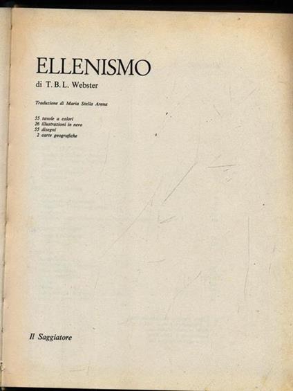 Ellenismo - copertina