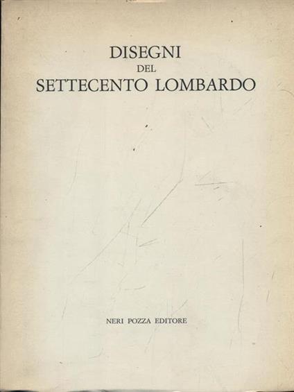 Disegni del settecento lombardo - copertina