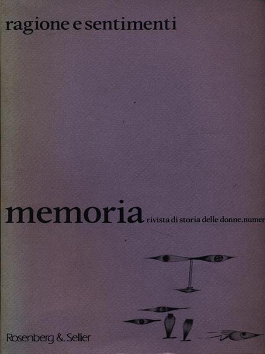 Memoria n. 1/marzo 1981 - copertina