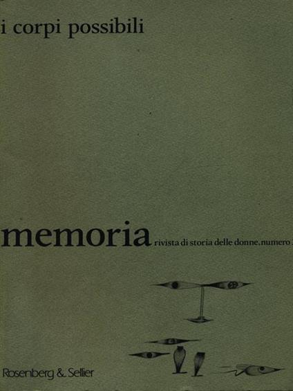 Memoria n. 3/marzo 1982 - copertina