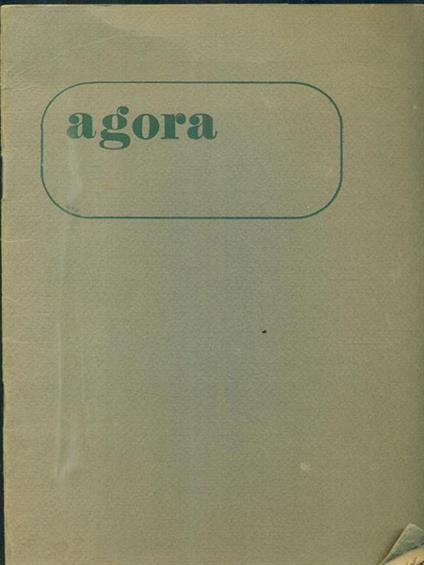 Agora - copertina
