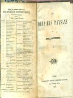 Les derniers paysans. Vol I-II