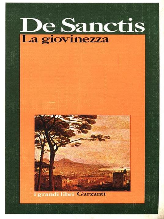 La giovinezza - Francesco De Sanctis - copertina