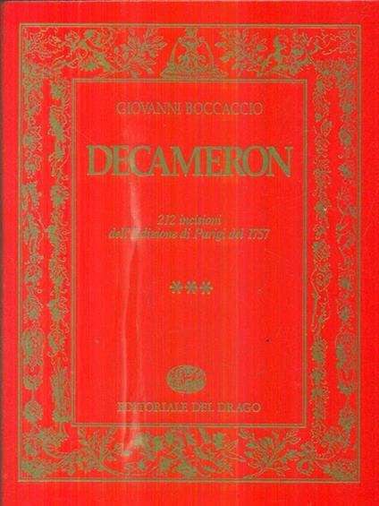 Decameron. 3 volumi - Giovanni Boccaccio - copertina