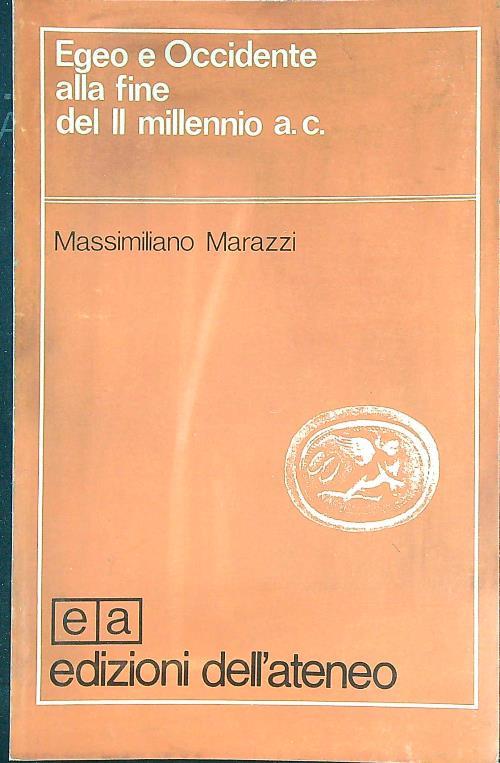 Egeo e Occidente alla fine del II millennio a.C
