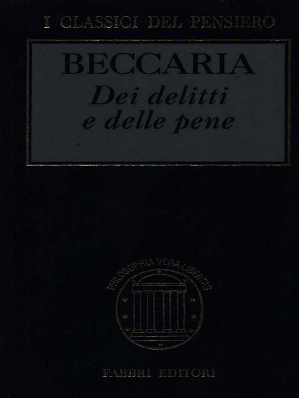 Dei delitti e delle pene
