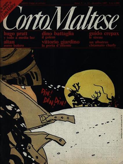 Corto Maltese - n. 12 - dicembre 1985 - copertina