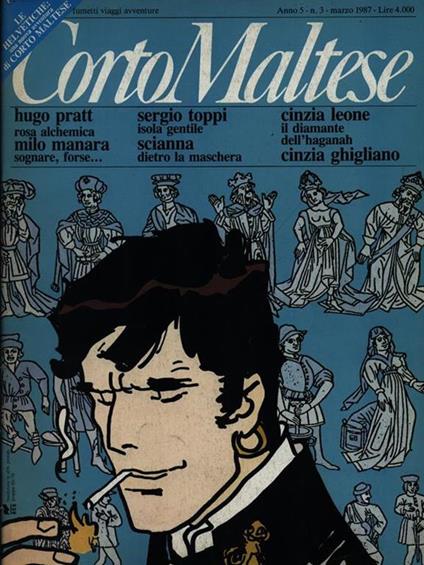Corto Maltese. n. 3. marzo 1987 - copertina