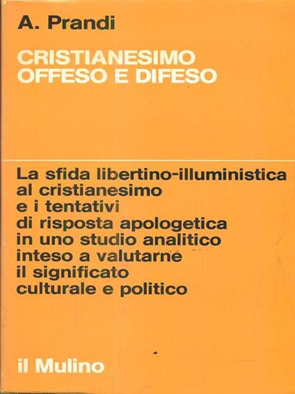 Cristianesimo offeso e difeso - Alfonso Prandi - copertina
