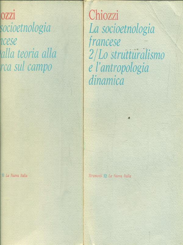 La socioetnologia francese. Volume 1-2