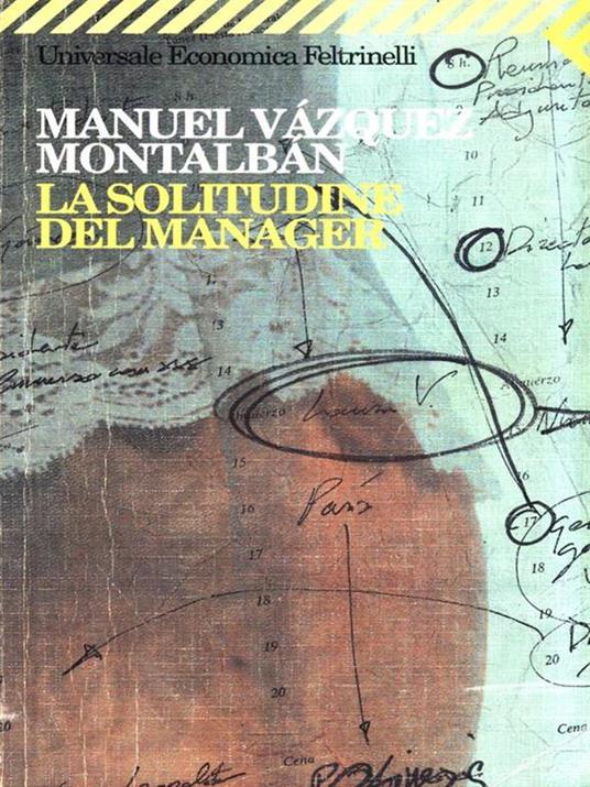 La solitudine del manager - Manuel Vázquez Montalbán - copertina