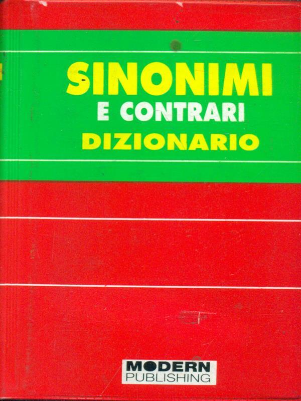 Sinonimi e Contrari dizionario