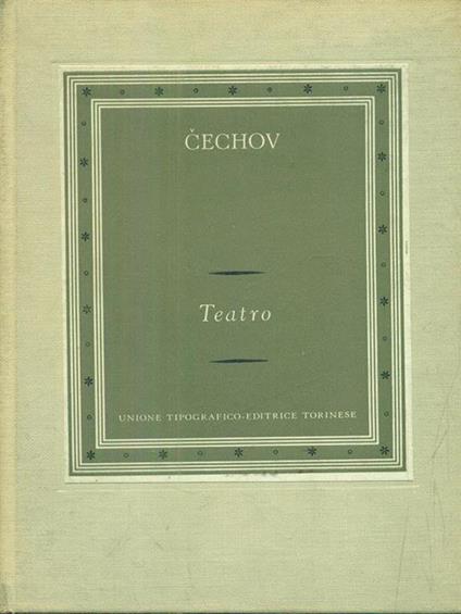 Teatro - Anton Cechov - copertina