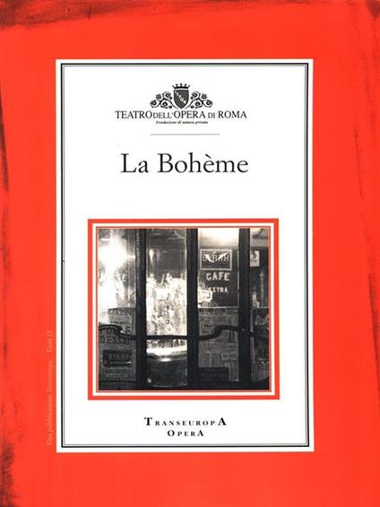 Teatro dell'Opera di Roma: La Bohème - copertina