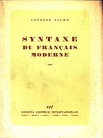 Syntaxe du francais moderne