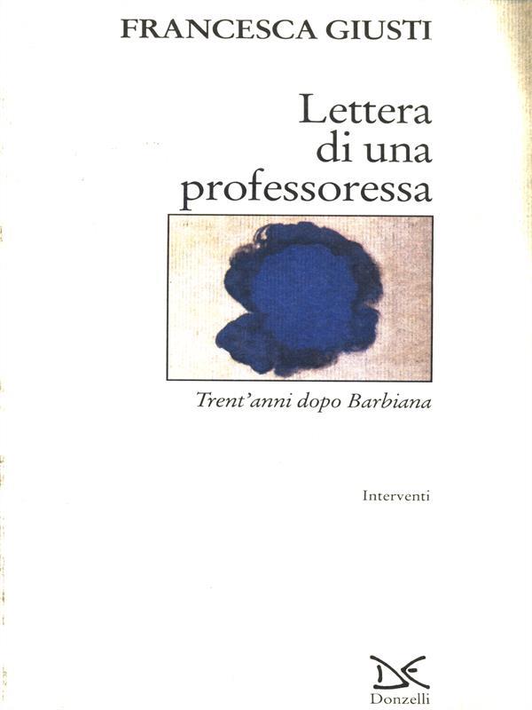 Lettera di una professoressa. Trent'anni dopo Barbiana