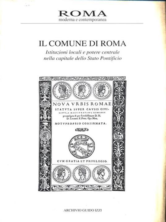 Roma moderna e contemporanea 1996/2 - copertina