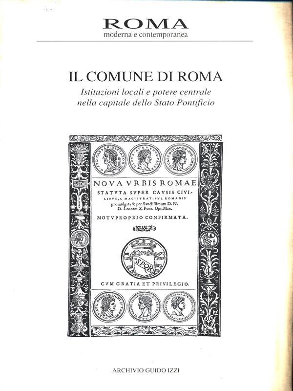 Roma moderna e contemporanea 1996/2