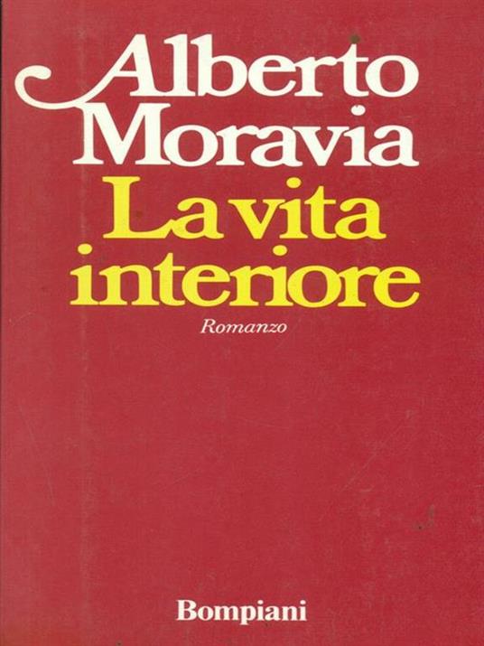 La vita interiore - Alberto Moravia - copertina
