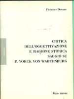 Critica dell'oggettivazione e ragione storica