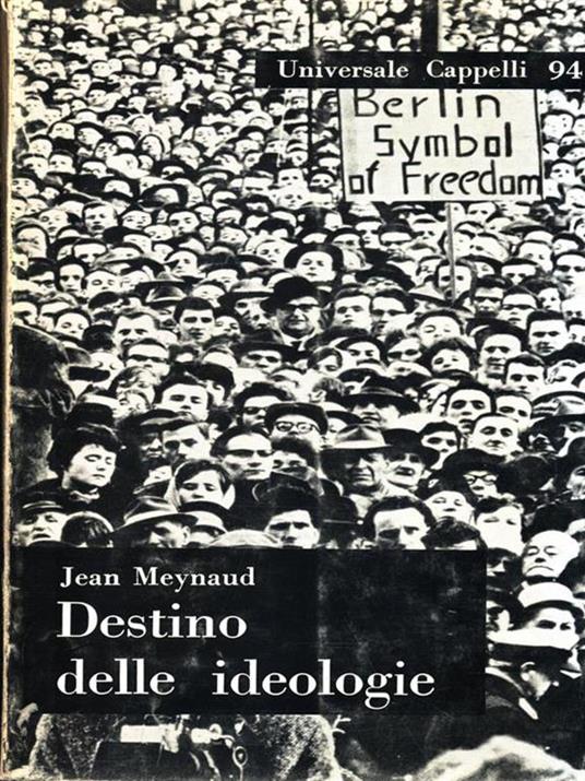 Destino delle ideologie - copertina