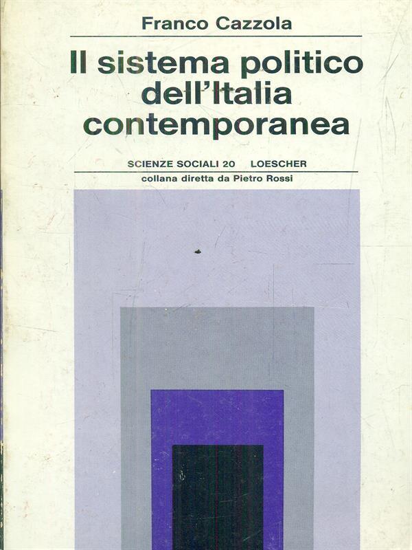 Il sistema politico dell'Italia contemporanea