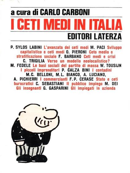 I ceti medi in Italia - Cesare Carboni - copertina