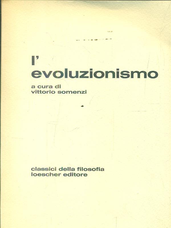 L' evoluzionismo