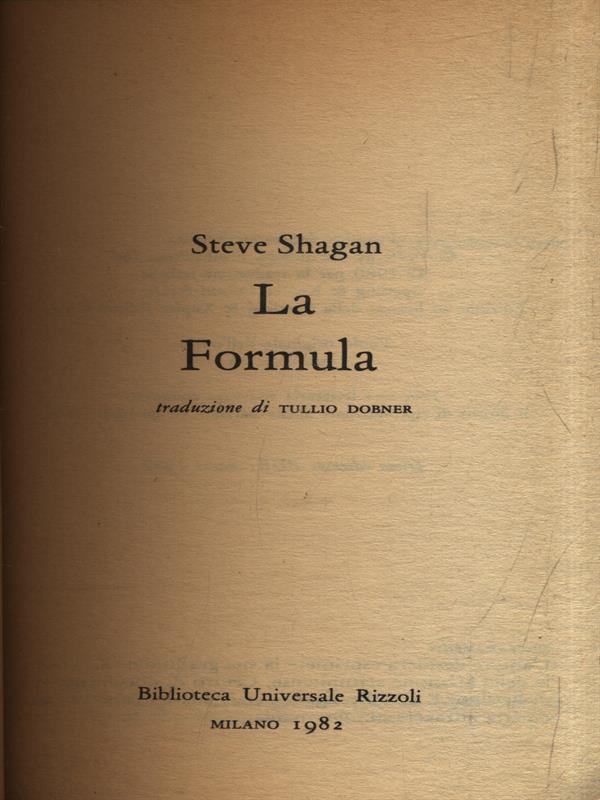 La formula
