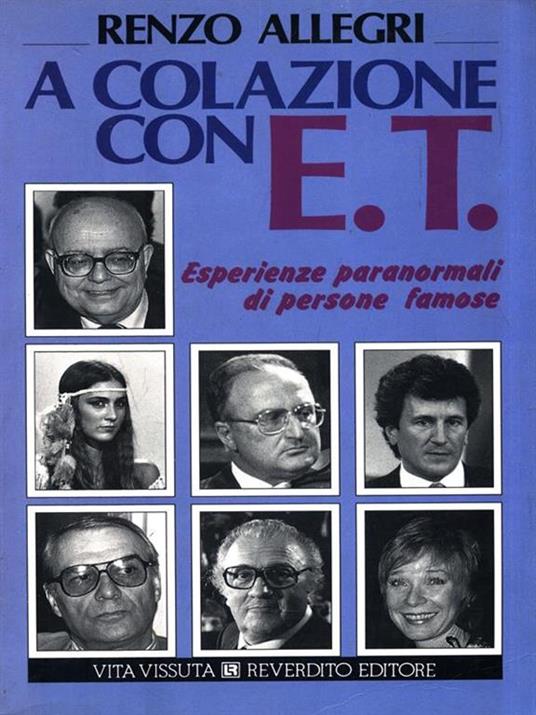 A colazione con E. T - Renzo Allegri - copertina