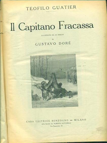 Il capitano Fracassa - Théophile Gautier - copertina