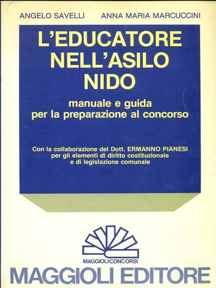 L' educatore nell'asilo nido - copertina