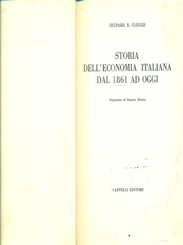 Storia dell'economia italiana dal 1861 ad oggi