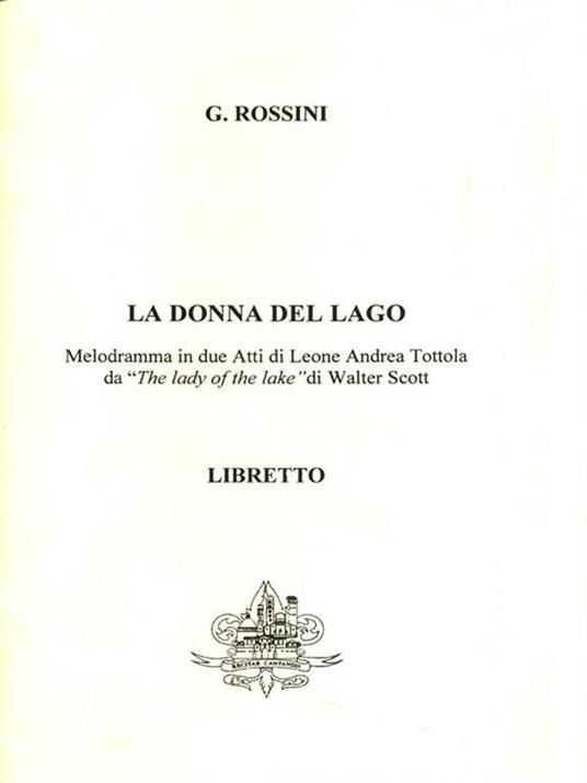 La donna del lago - Gioachino Rossini - copertina