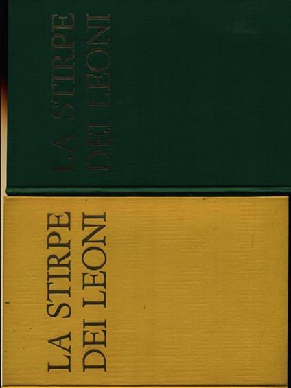 La stirpe dei leoni 2vv - Ira Wolfert - copertina