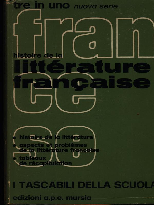 Histoire de la litterature francaise